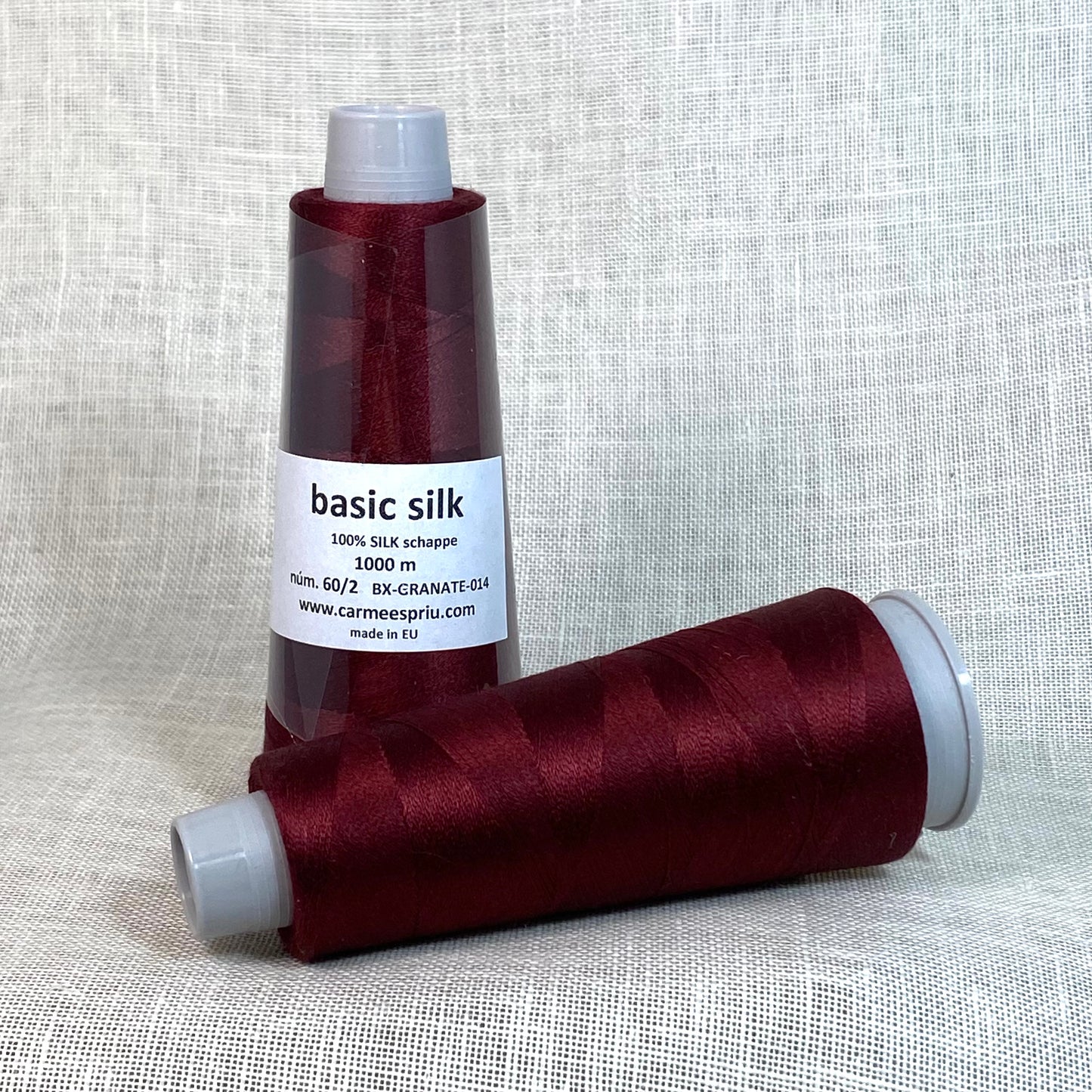 Basic silk  - granate