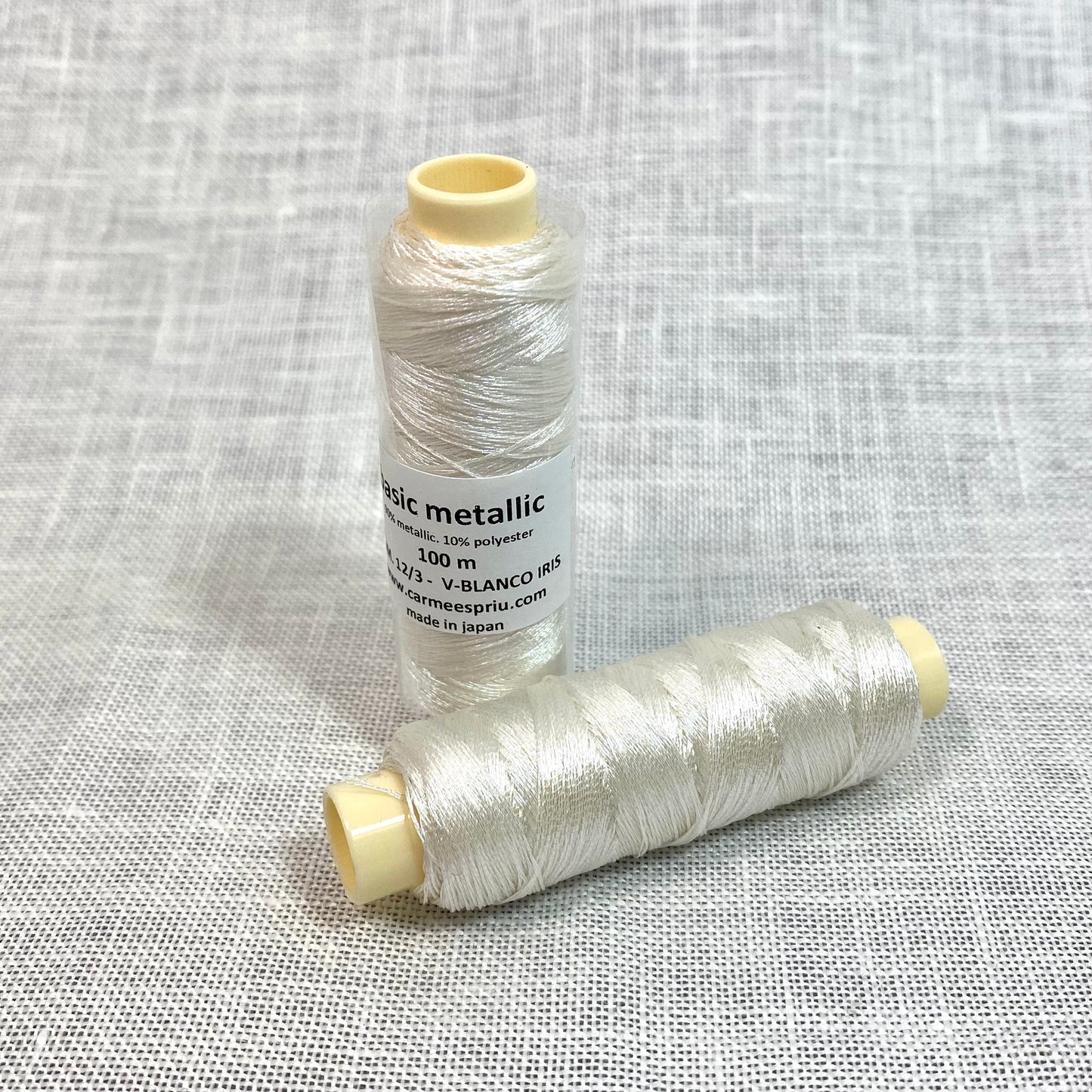 Basic Metal·lic 12/3 blanco iris