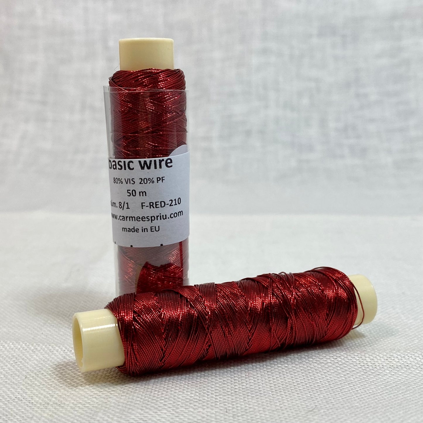 Basic wire rojo brillante 210