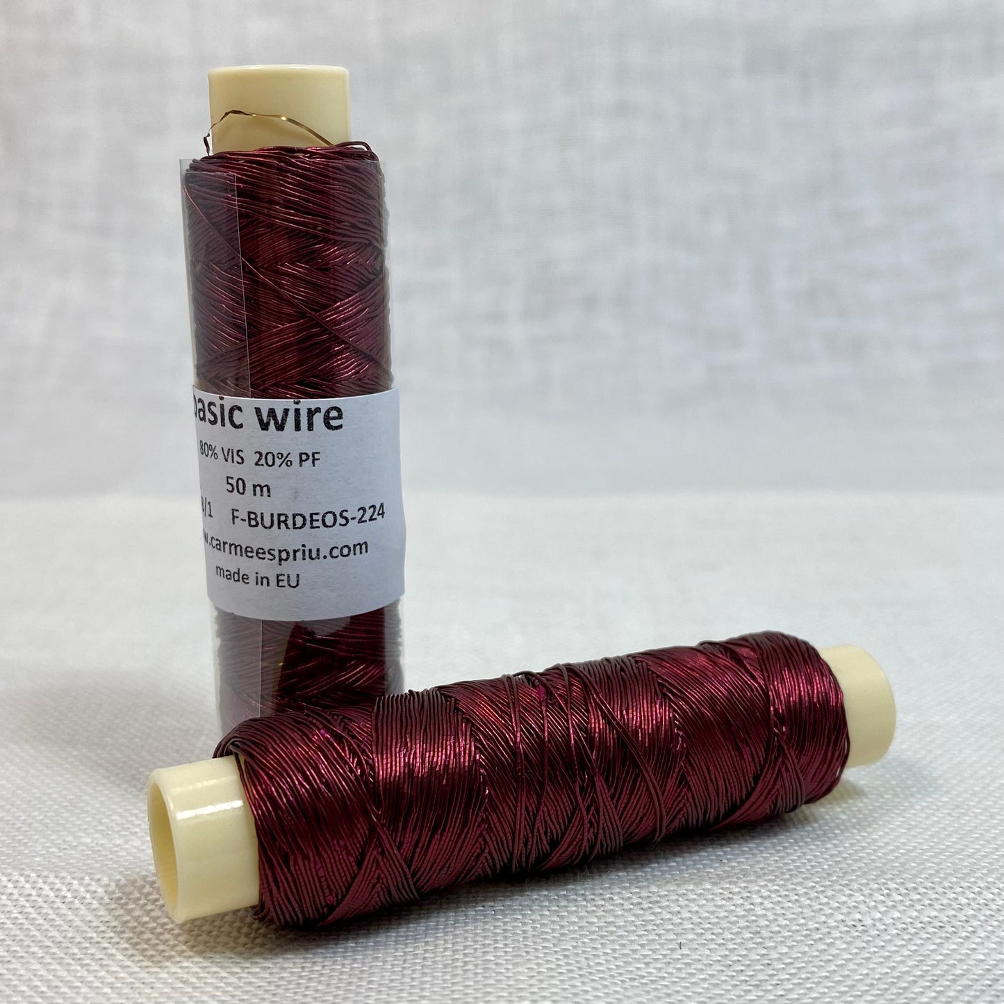 Basic wire opaque burgundy 224