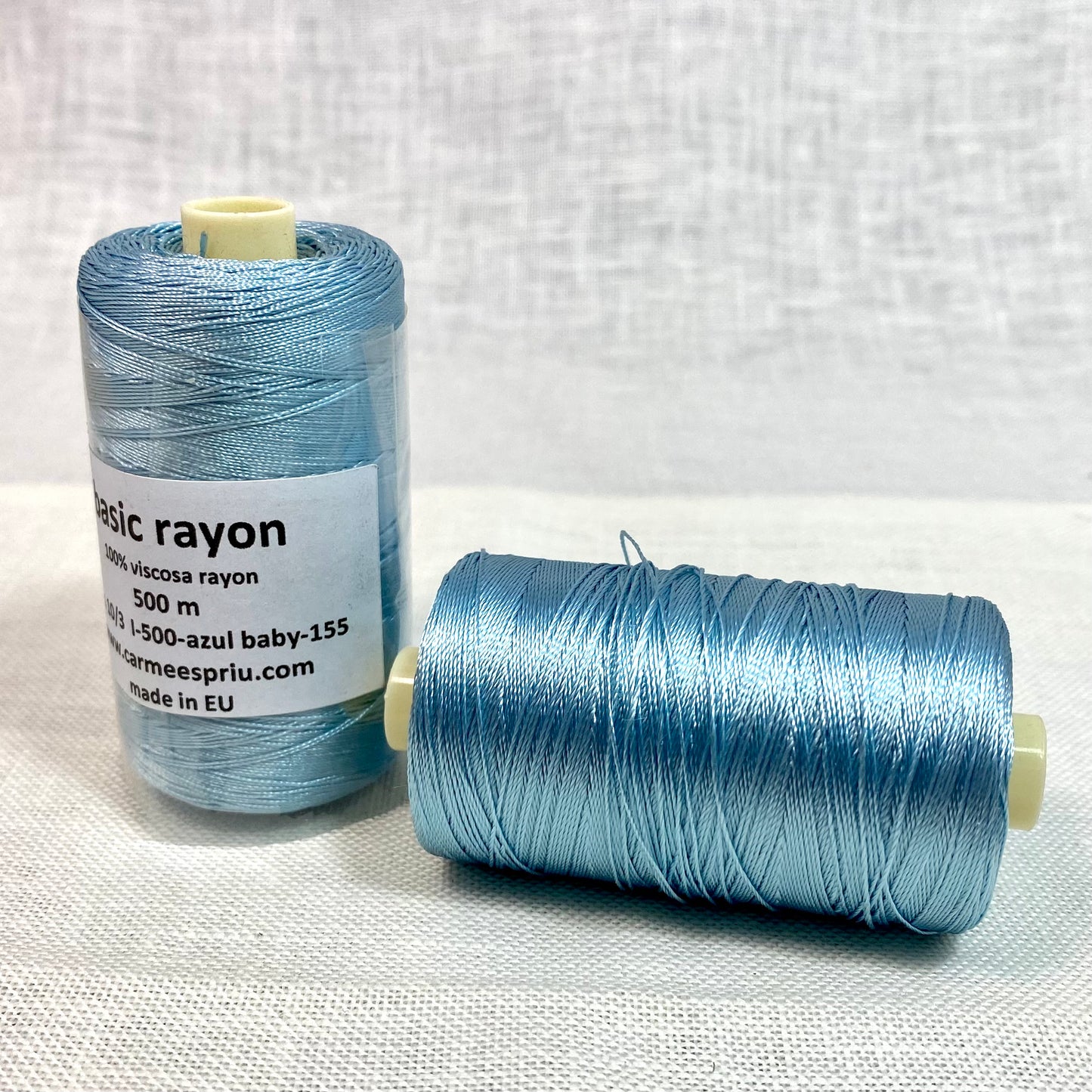 Rayón azul baby color 155