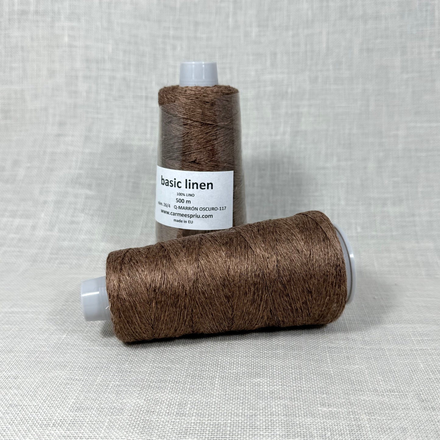 Basic Linen Q-Marró Fosc 117