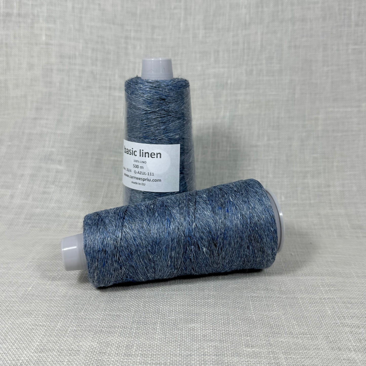 Basic Linen Q-Blau 111