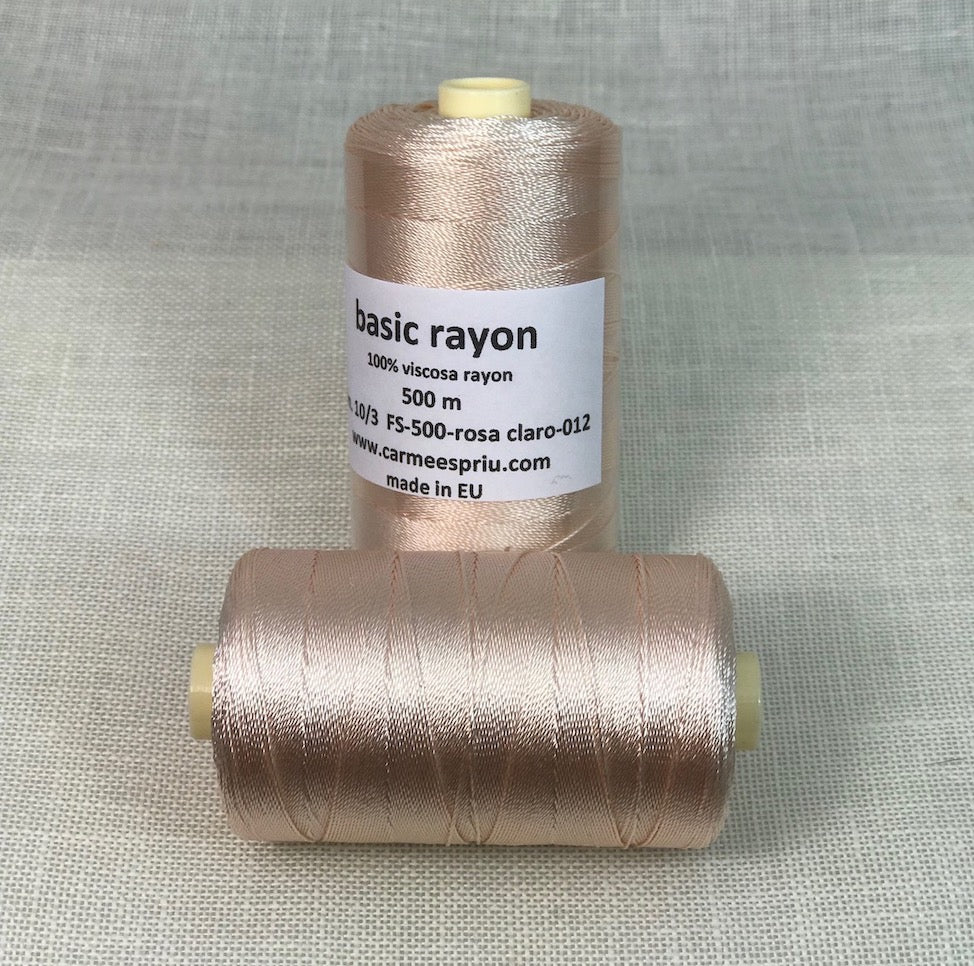 Light pink rayon color 012