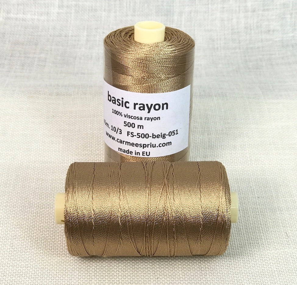 Rayón beig color 036
