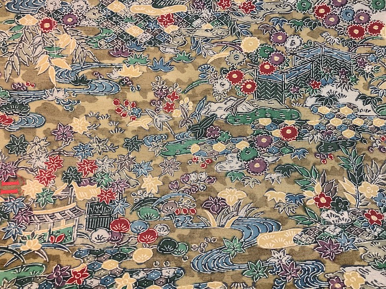 Japanese silk fabric art. 11