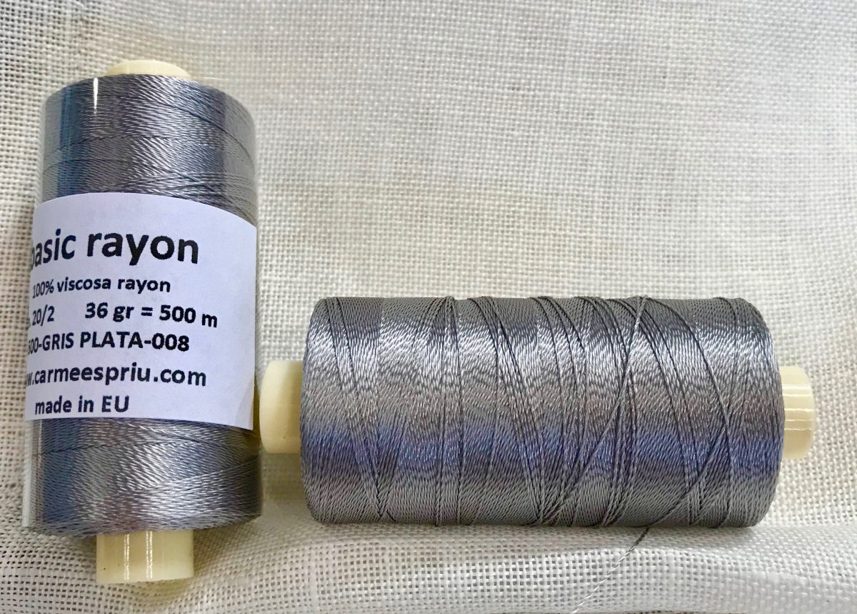 Silver rayon color 008