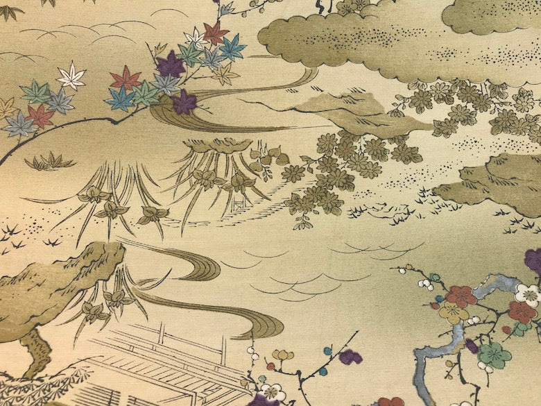 Japanese silk fabric art. 13