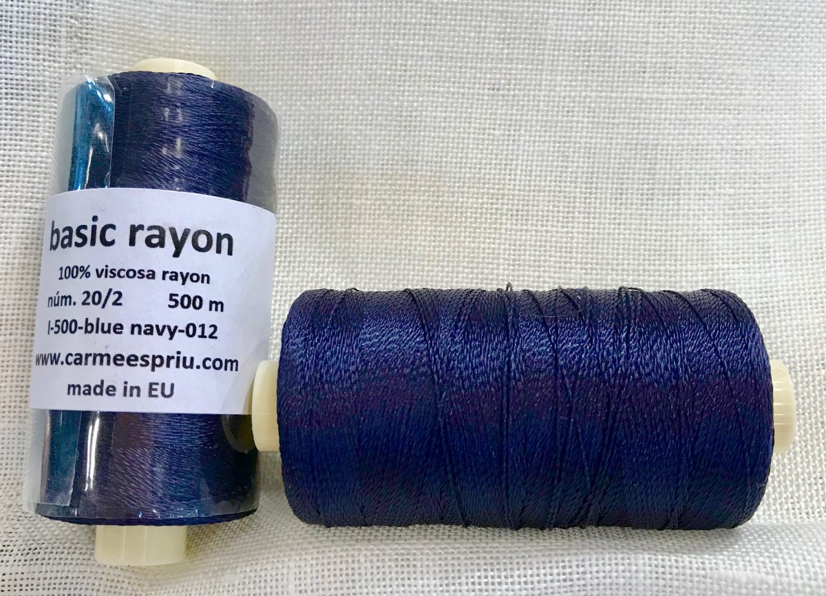 Rayón navy color 012