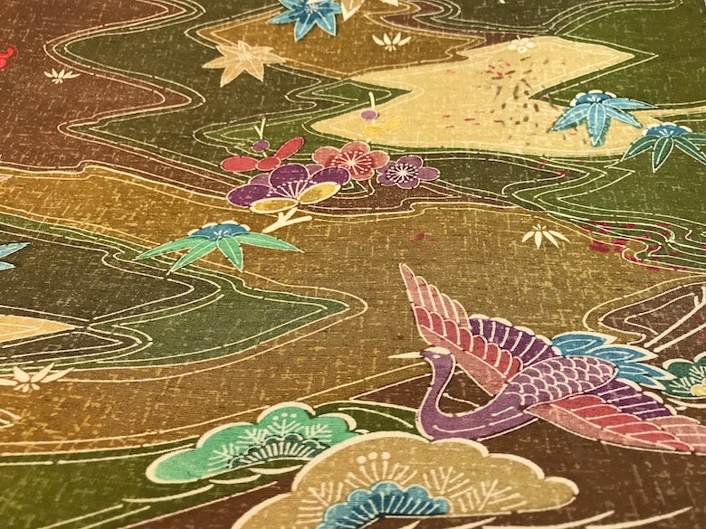 Japanese silk fabric art. 19