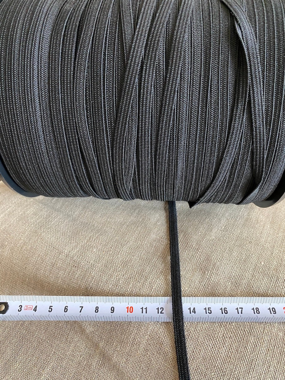 Black/white elastic band for masks
