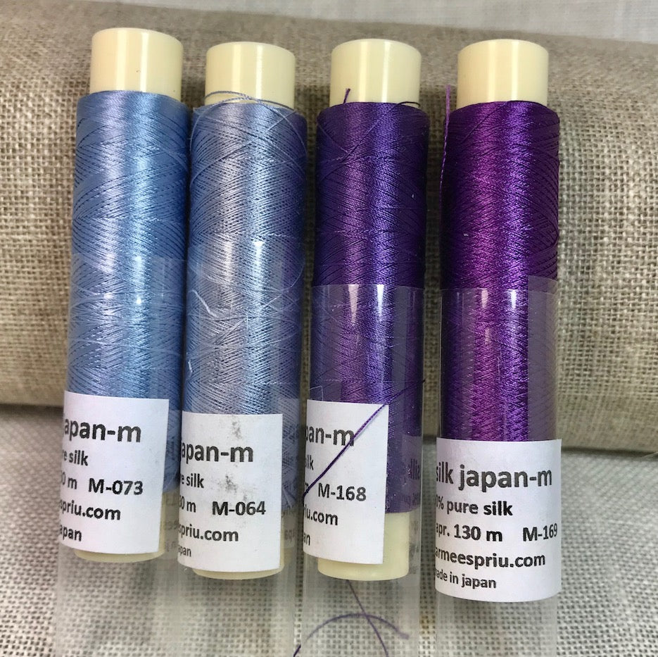 purple silk range