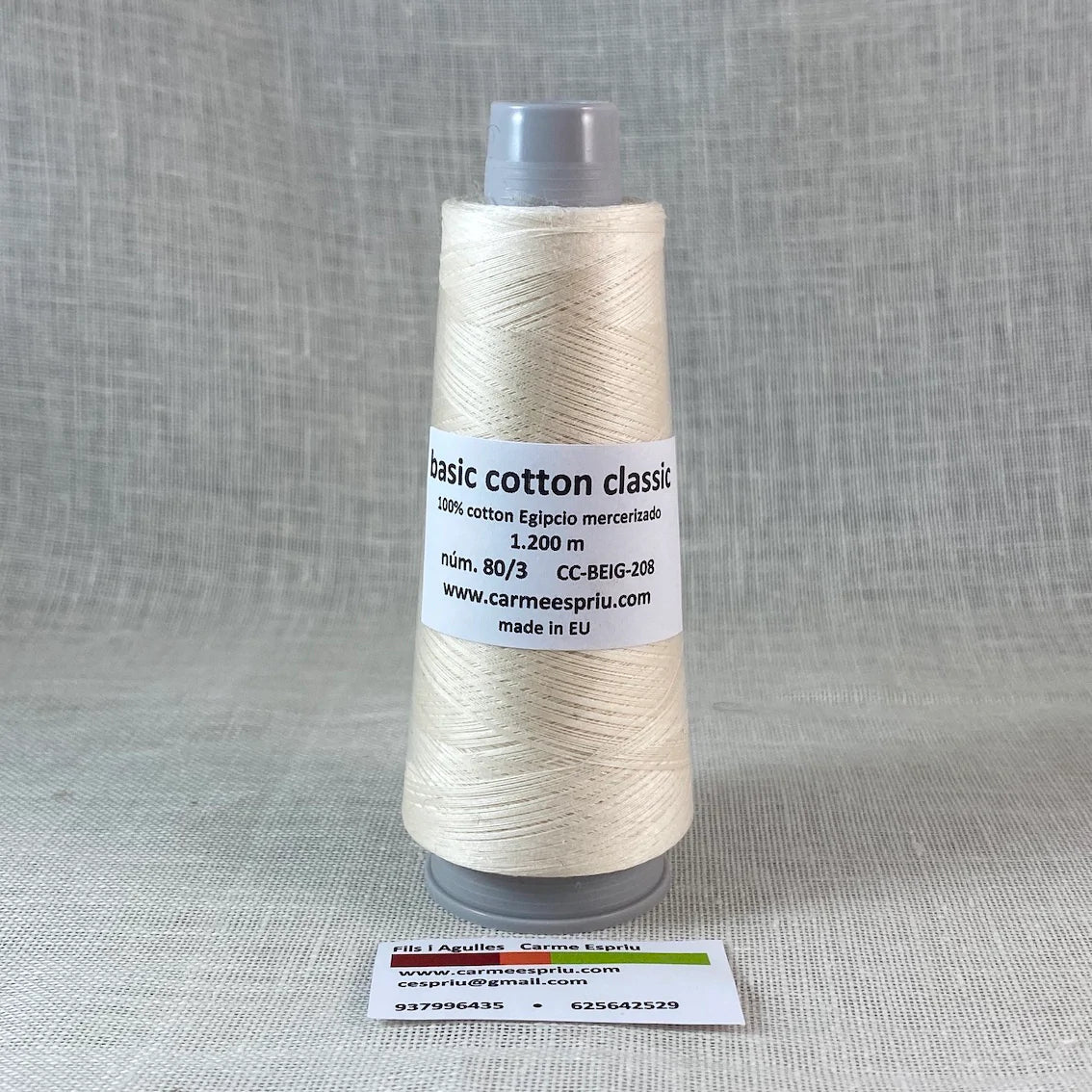 Basic cotton classic beige nº 208