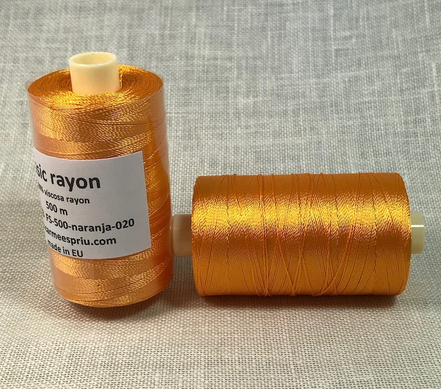 Orange rayon color 020