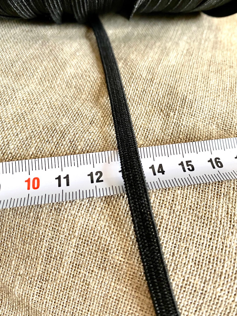 Black/white elastic band for masks