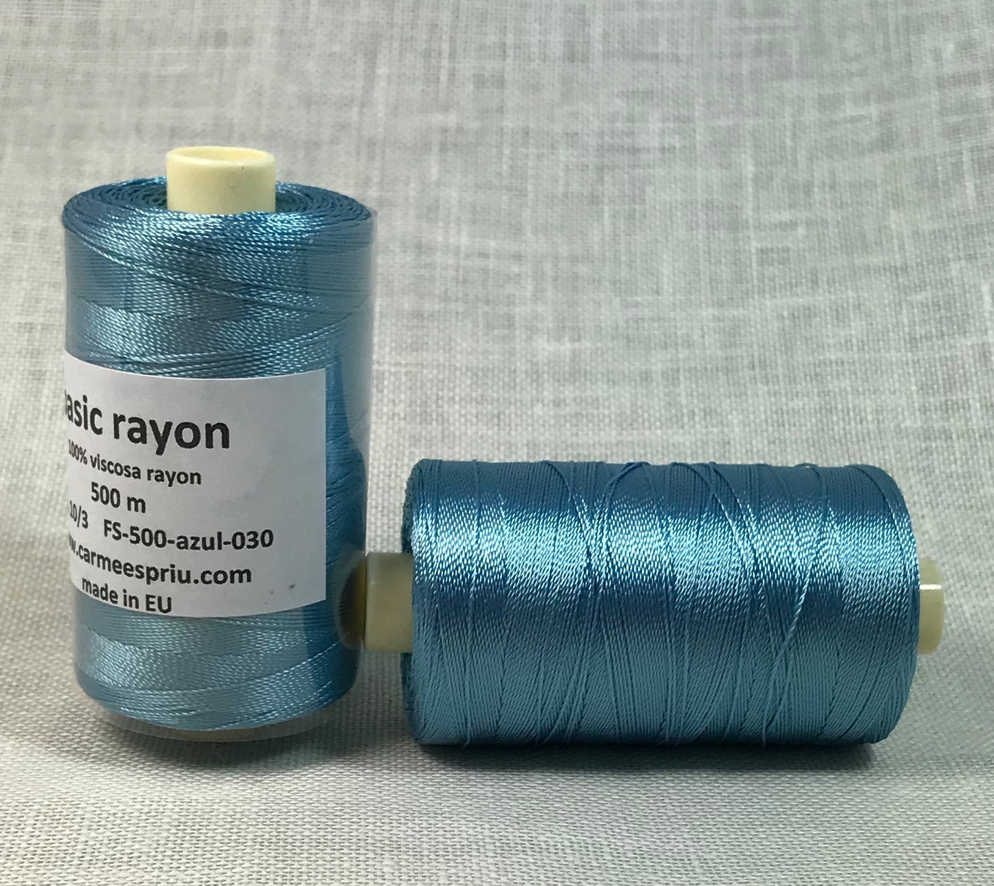 Rayón azul color 030