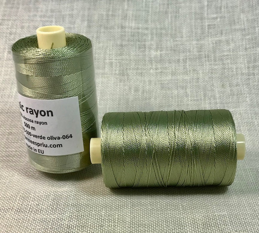 Olive green rayon color 064