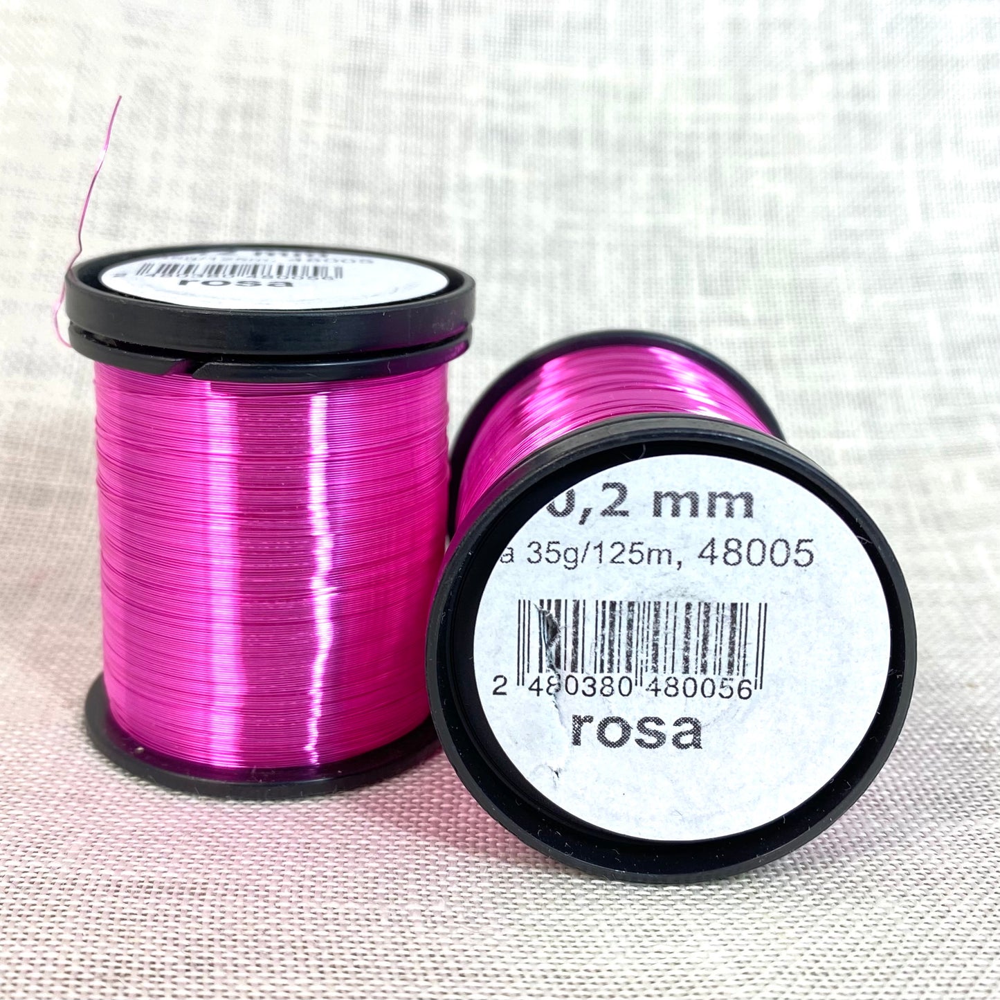 Pink steel wire