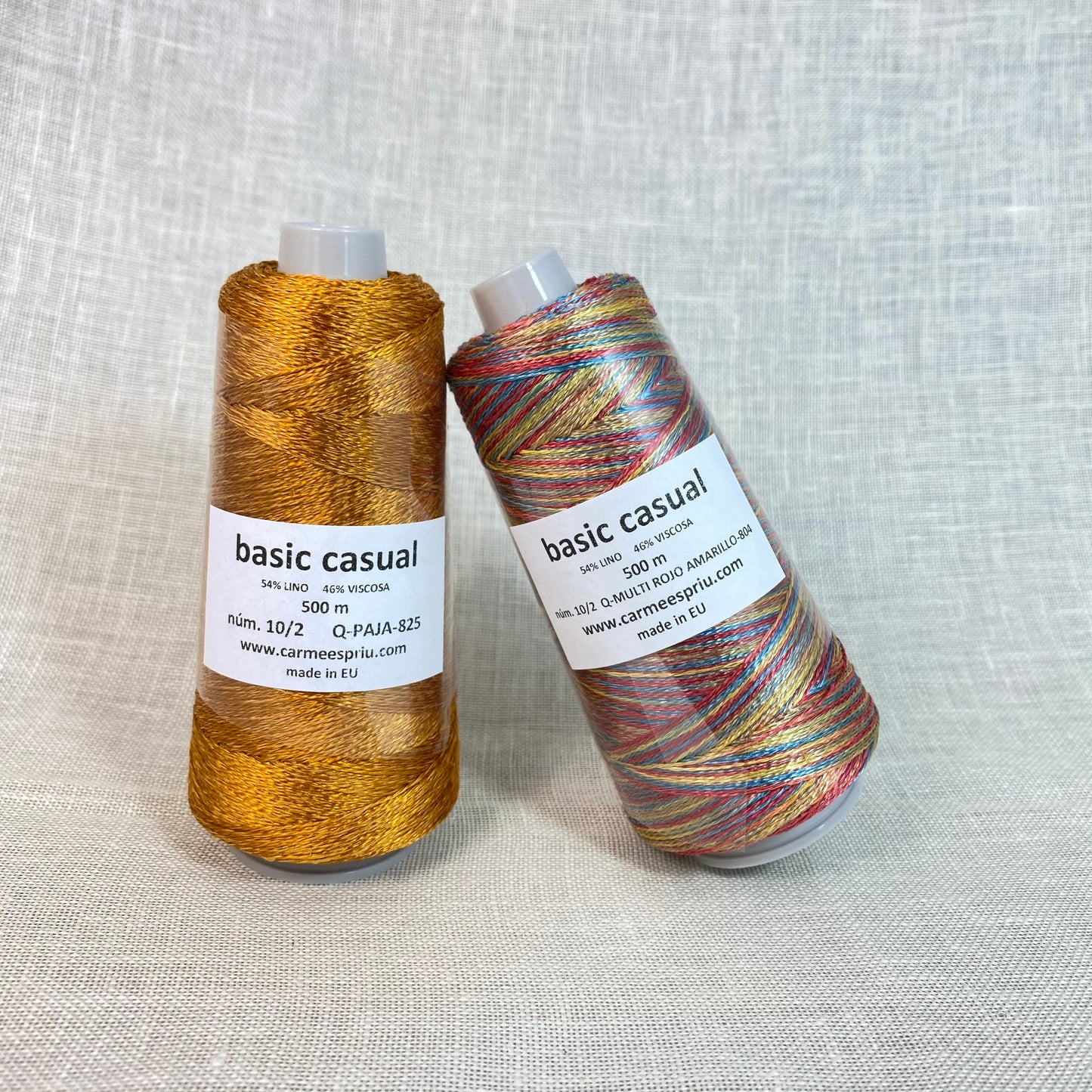 Casual "Compañeros de Viaje" paja y multi-rojo amarillo