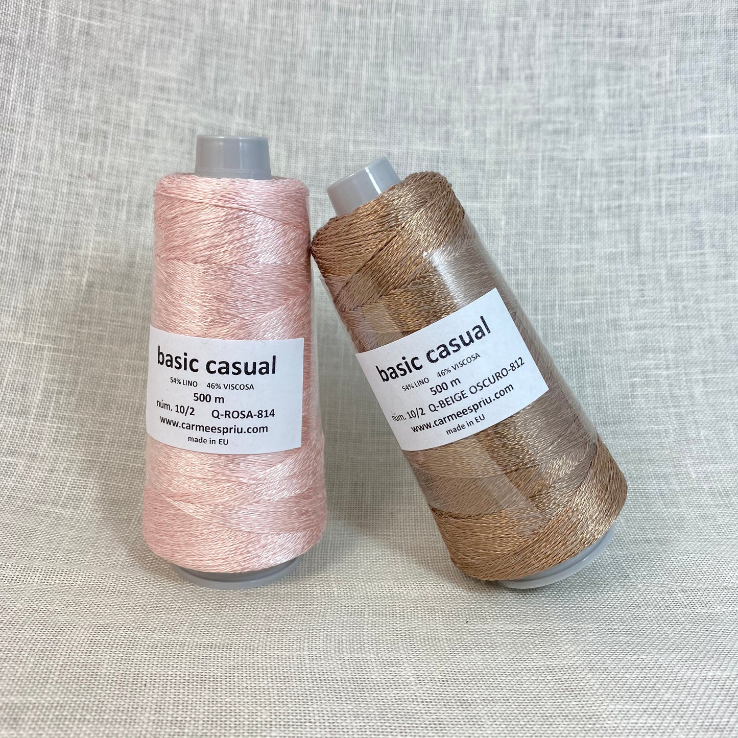 Casual "Compañeros de Viaje" rosa y beige oscuro