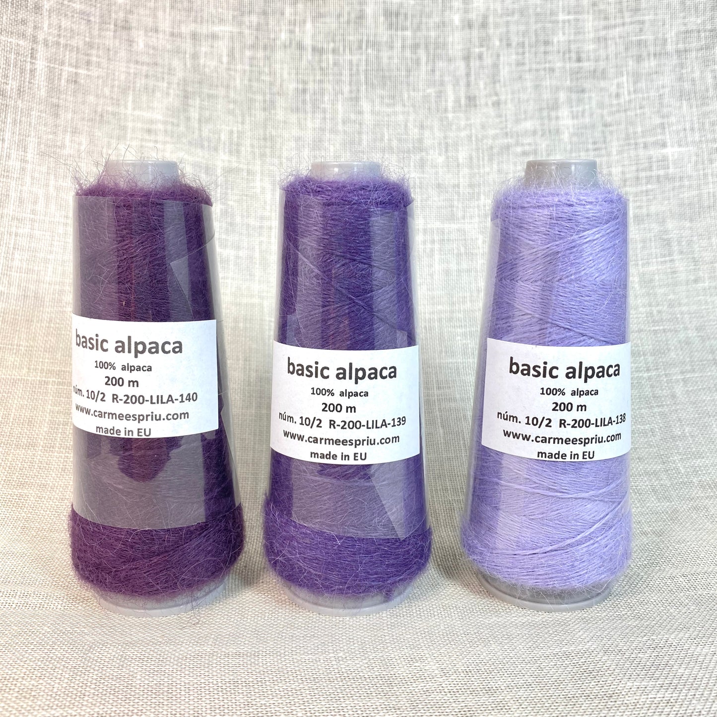 Alpaca lilac colors