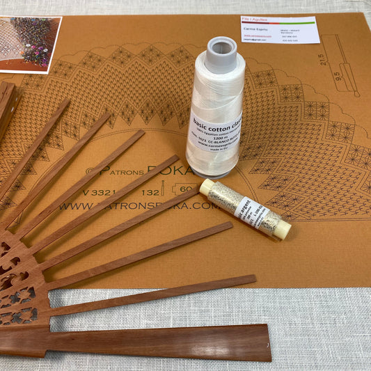 Kit de bolillos Abanico modelo nº 2