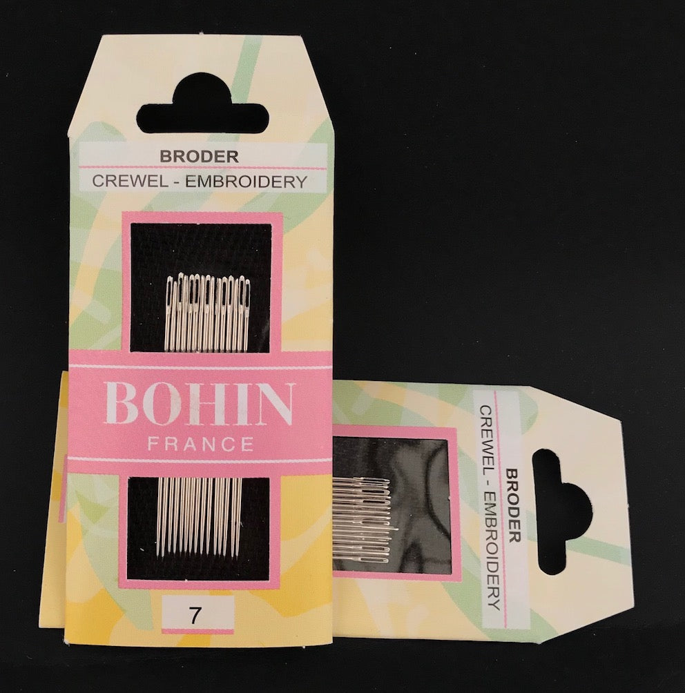 Aguja Bohin nº 7 encaje y bordado