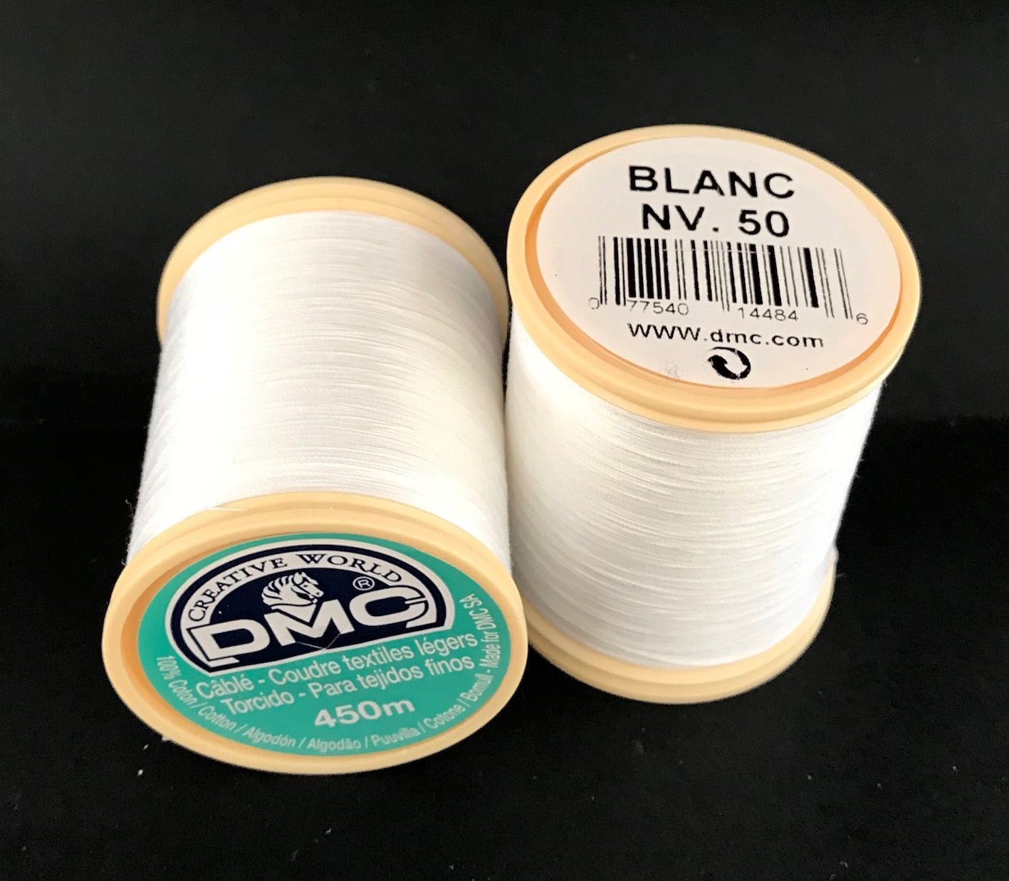 DMC cablé blanc nº 50
