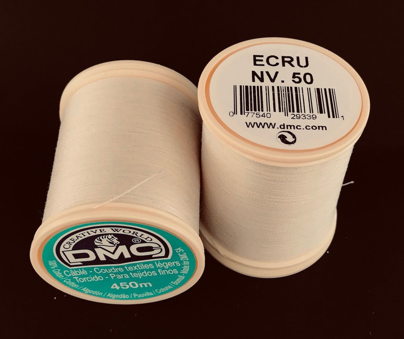 DMC cablé ecrú núm. 50
