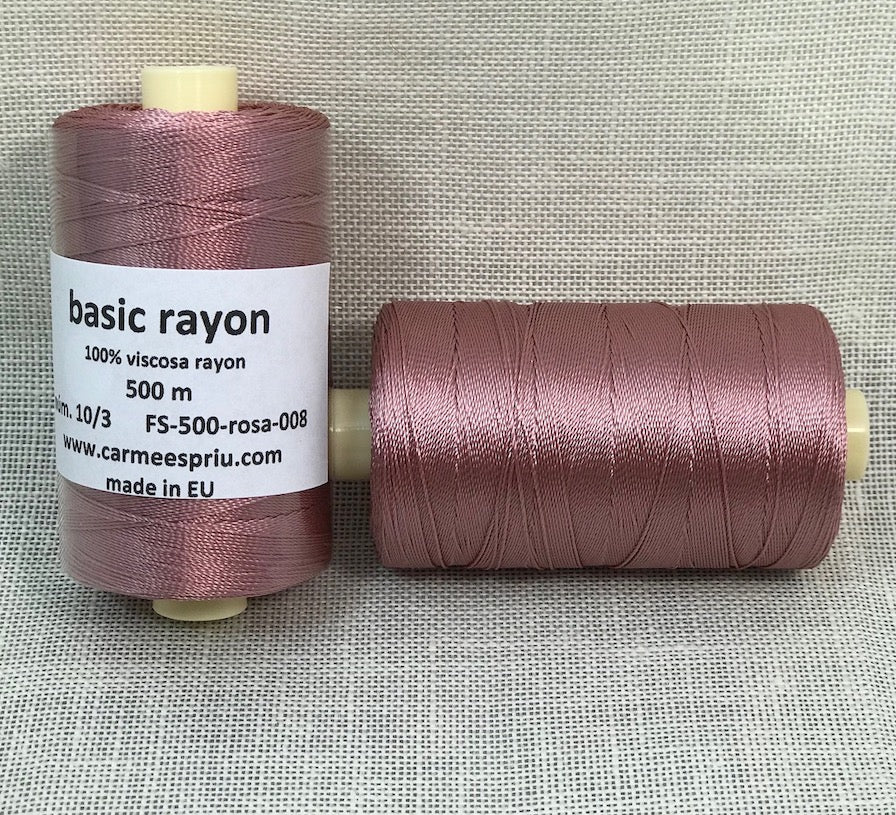 Rayón rosa color 008