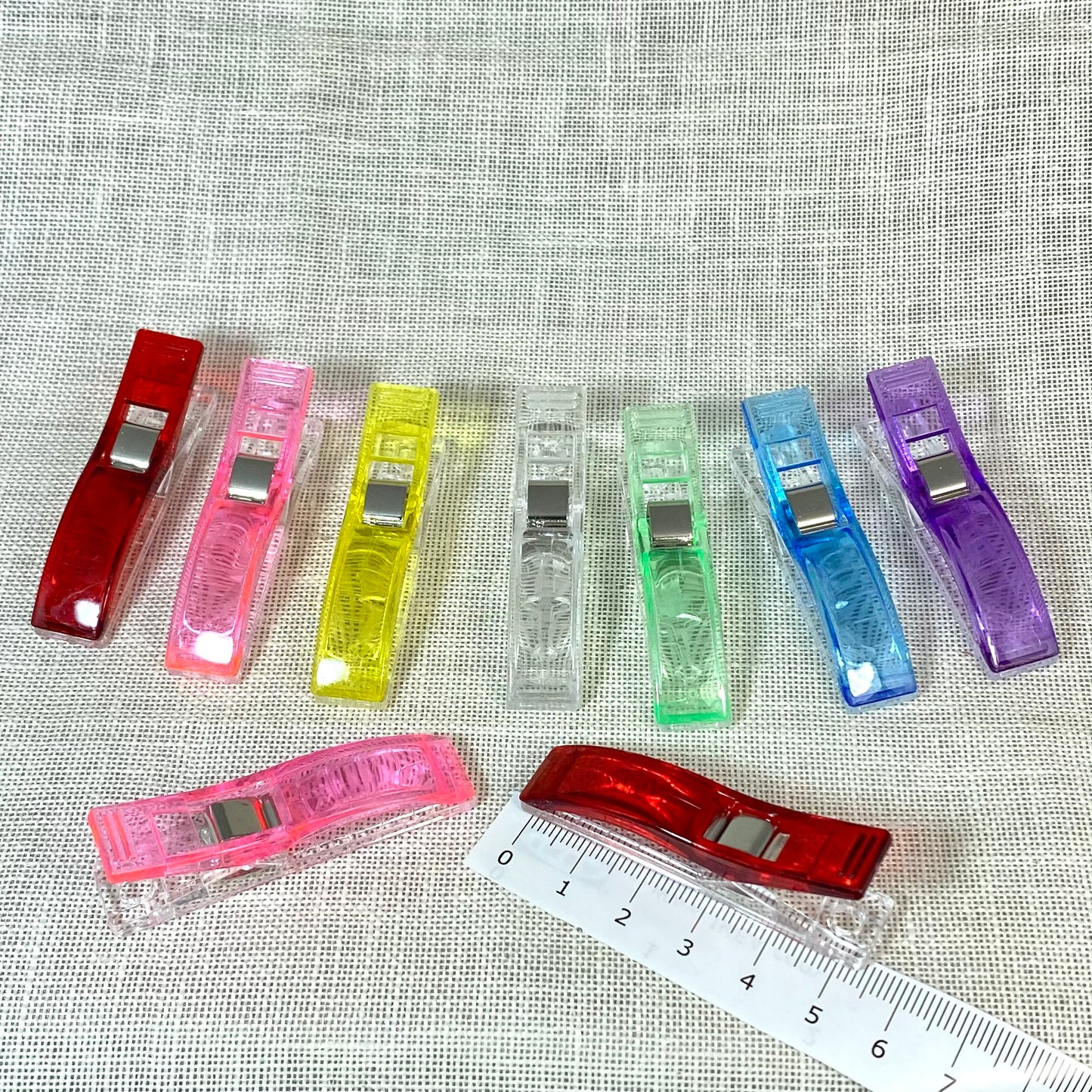 Long patchwork clips