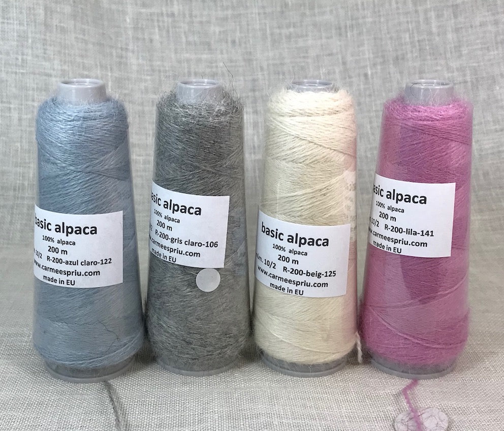 Alpaca colores claros