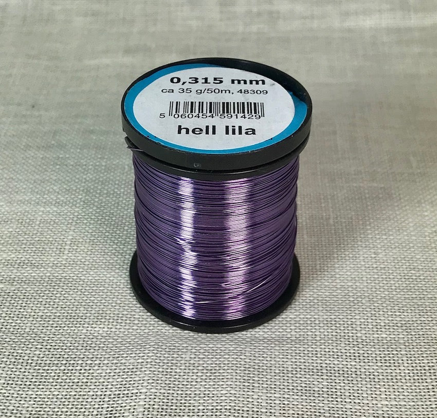 Hilo de acero lila color 48309
