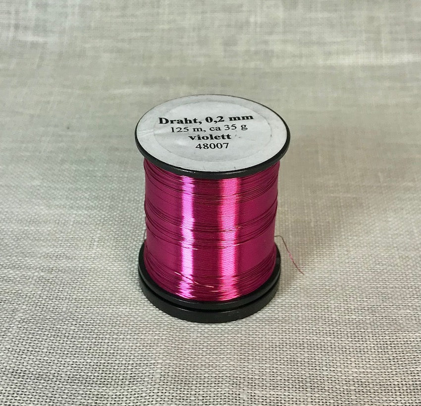 Violet steel wire color 48007