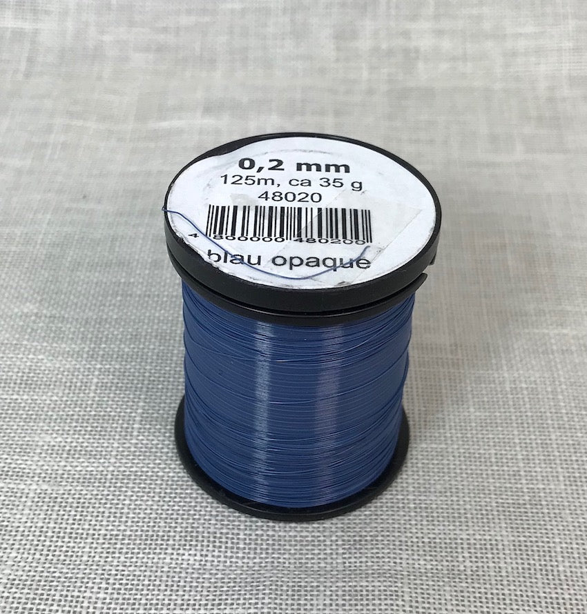 Hilo de acero azul