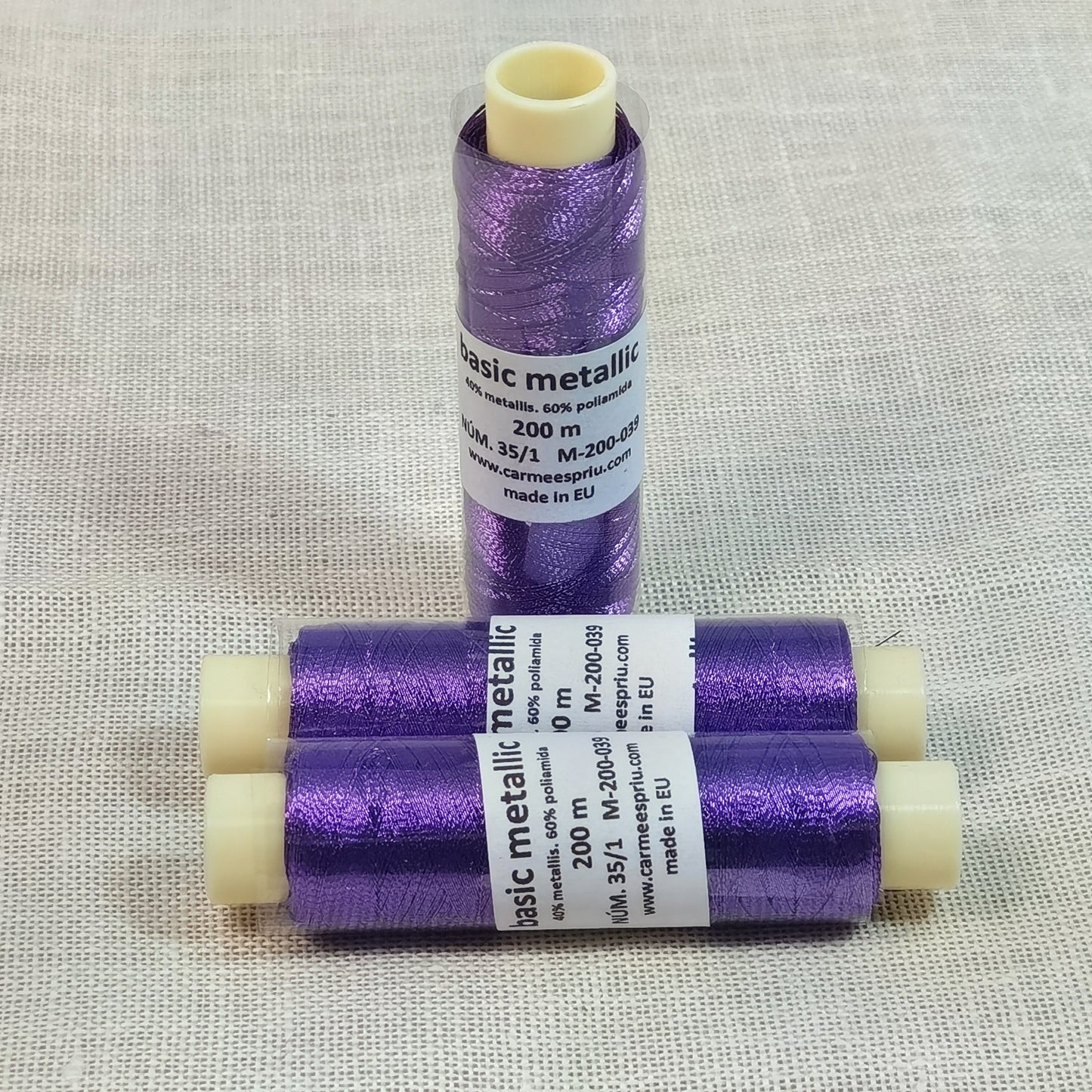 Hilo metalizado de 1 cabo 039 Morado