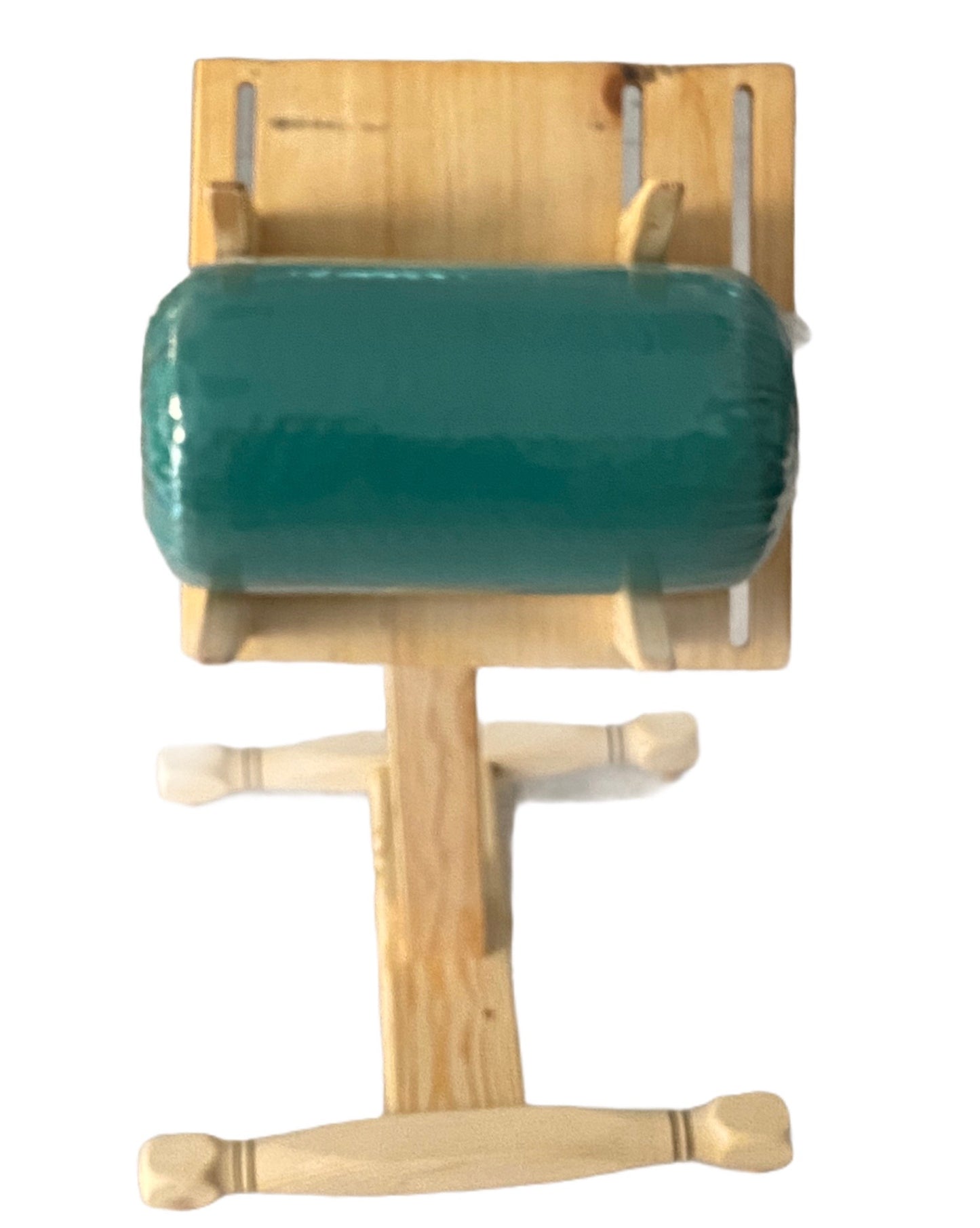 cojín para bolillos verde cilindro