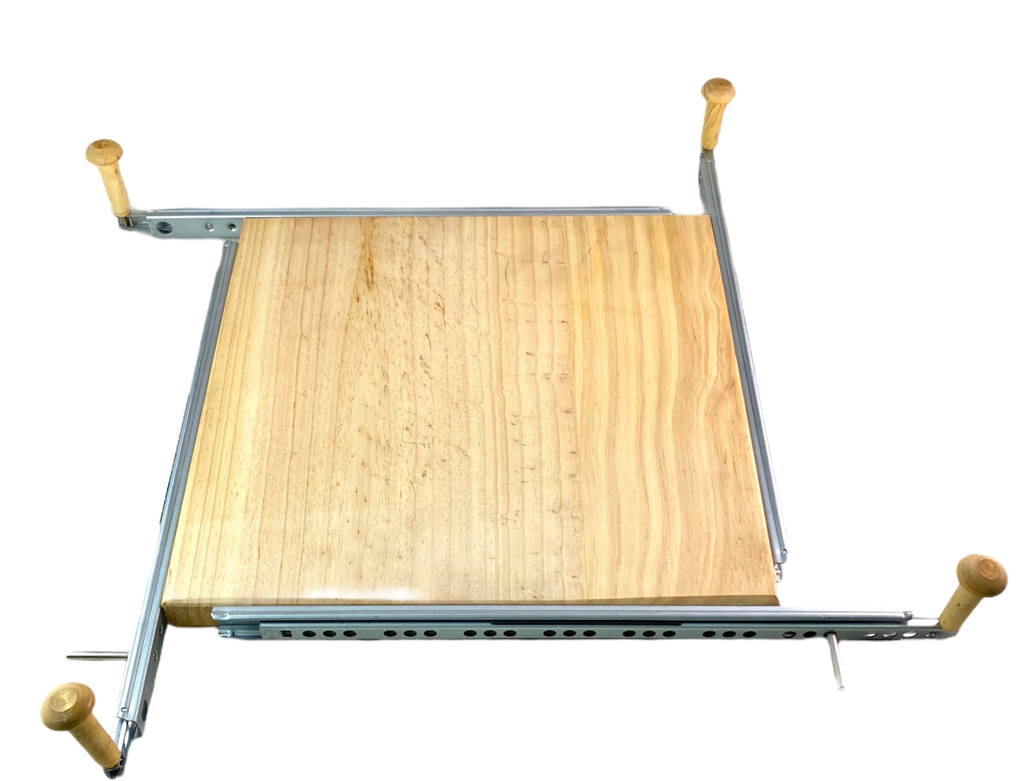 Extendable wooden foot support