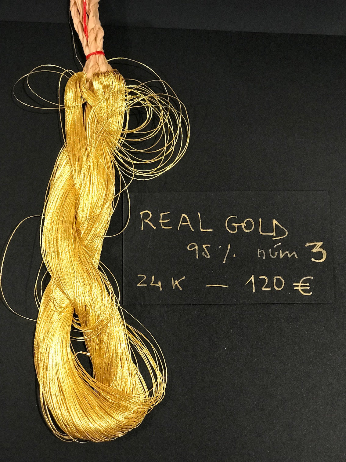 Hilo oro "real gold" 95 K nº 3