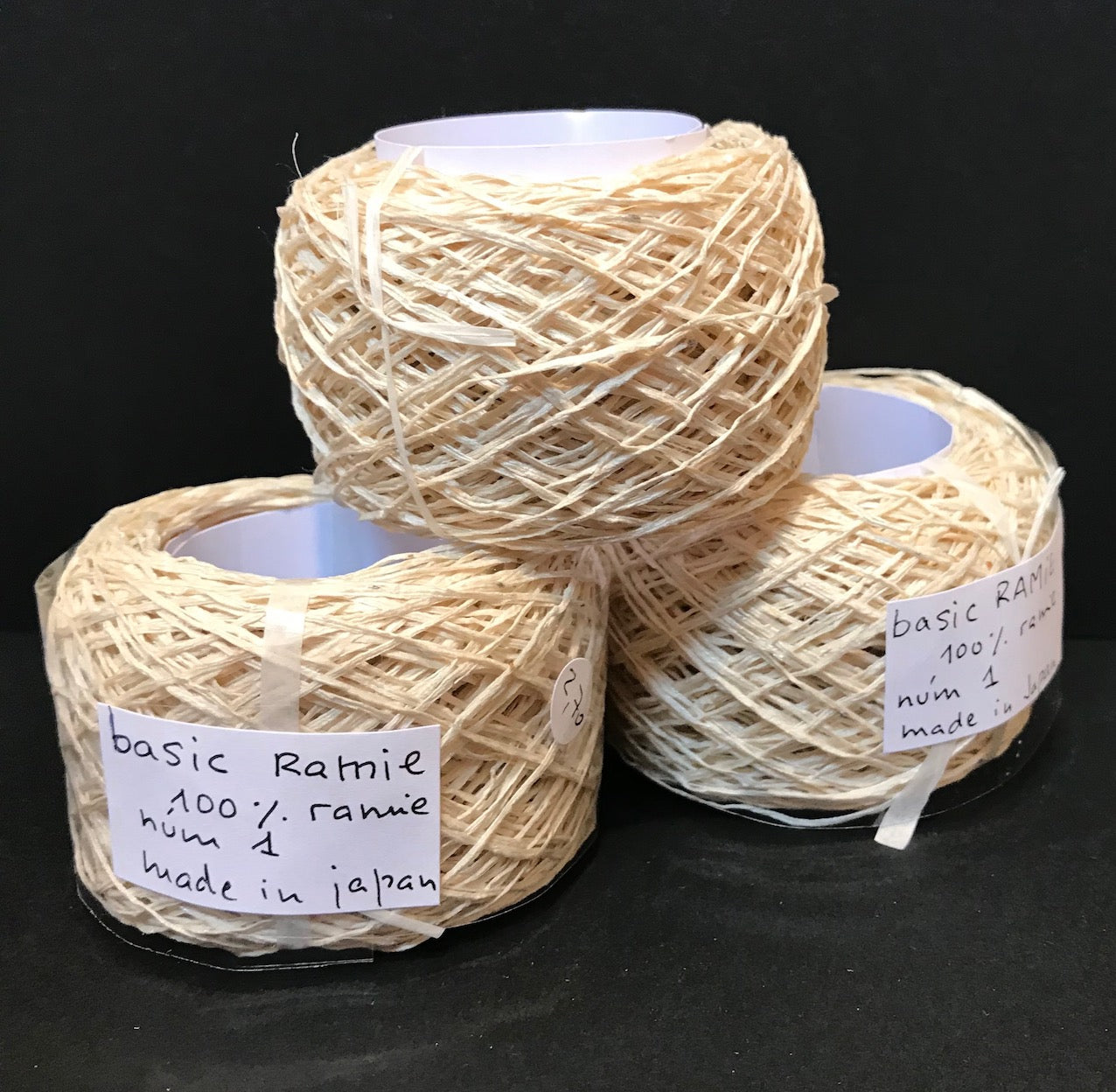 Natural colored ramie