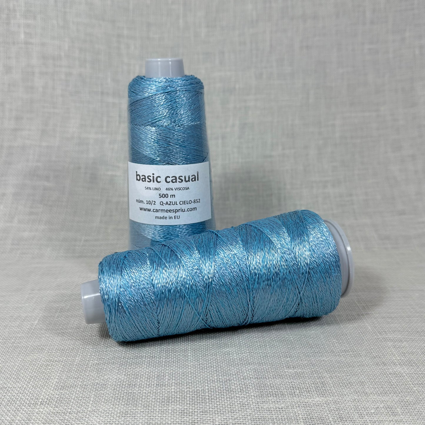 Basic Linen Q-Blau Cel 852