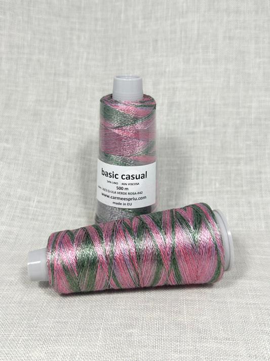Basic Casual Lila Verde Rosa 842