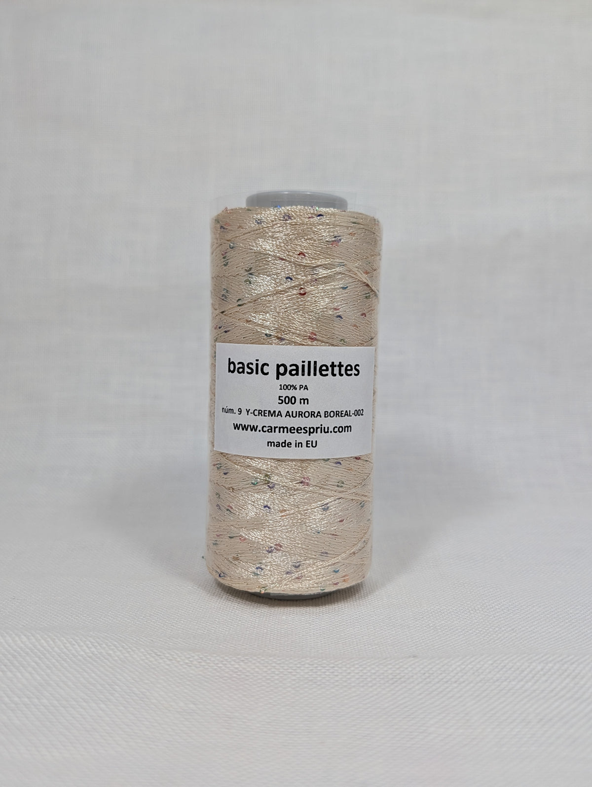 Basic Paillettes Crema Aurora Boreal