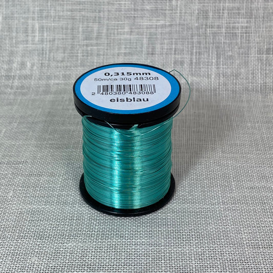Fil d'acer eisblau color 48308