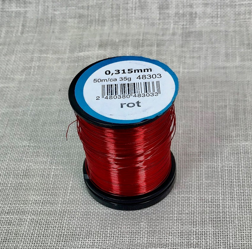 Fil d'acer vermell color 48303