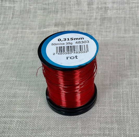 Fil d'acer vermell color 48303