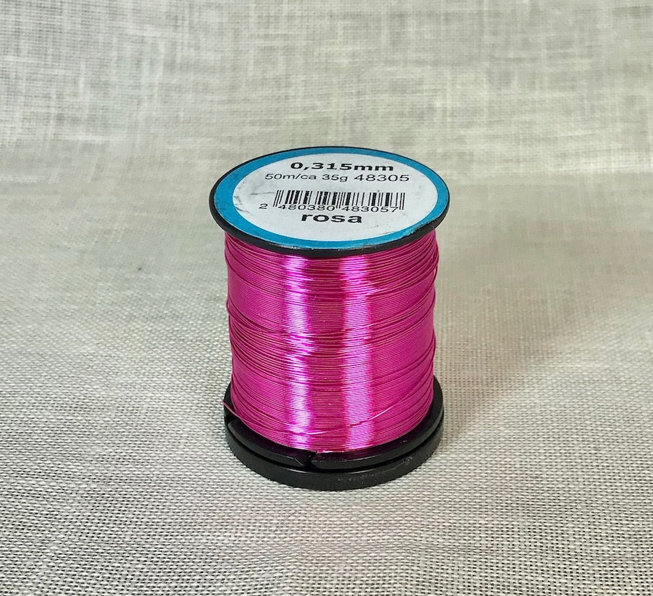 Fil d'acer rosa color 48305