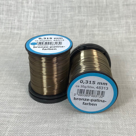 Fil d'acer bronze color 48313