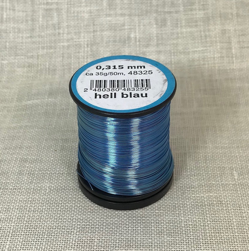 Fil d'acer blau color 48325