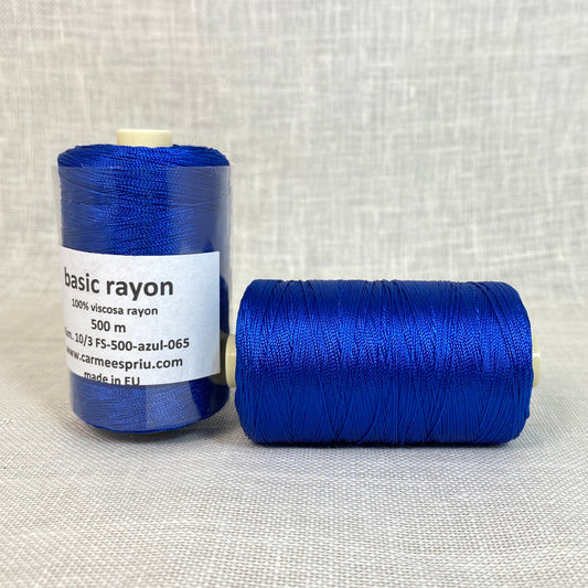 Rayón azul color 065